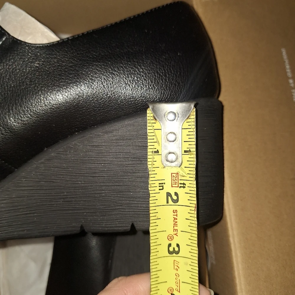 SOUL Naturalizer Black Wedge Mary Janes - Picture 6 of 6